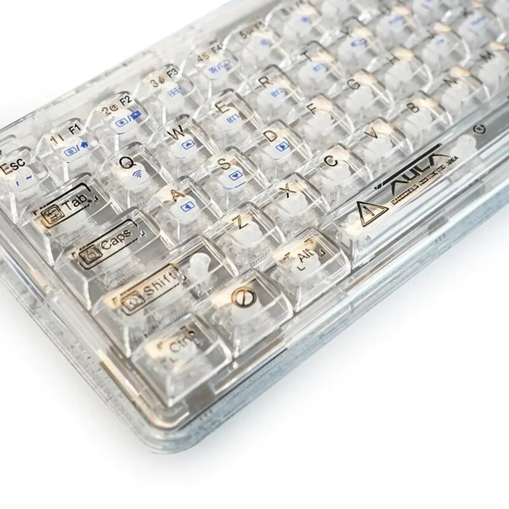 AULA‎ F68 68-Key Tri-Mode Wireless RGB Hot-Swap Mechanical Keyboard